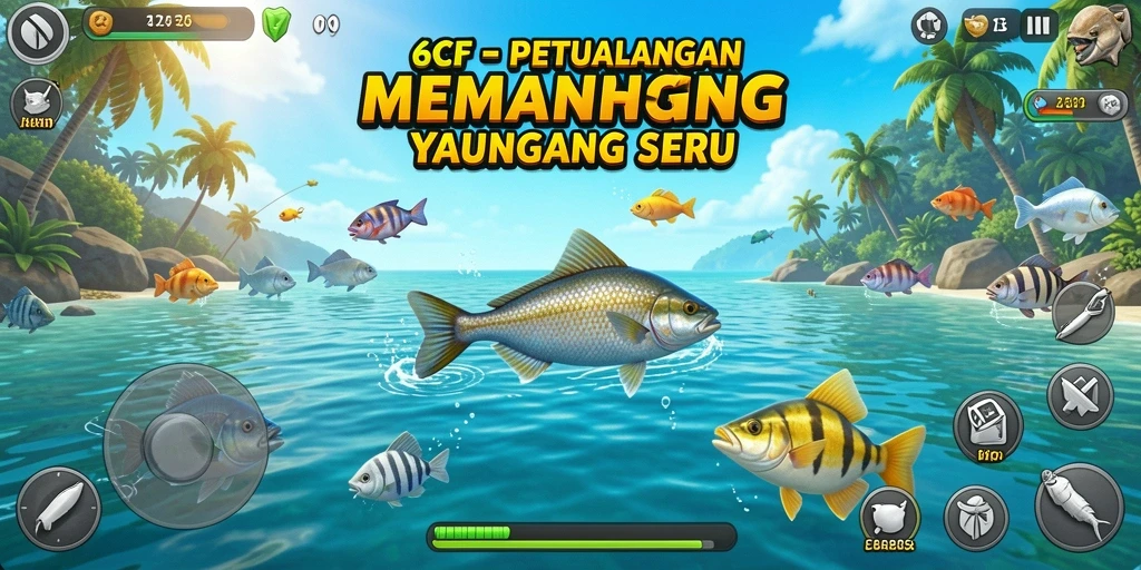 Tangkapan ikan yang besar dan pemandangan laut yang indah dalam 6CF.