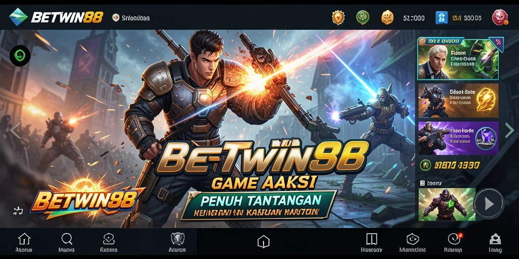 Gameplay seru BETWIN88 dengan aksi mendebarkan dan grafis menawan.