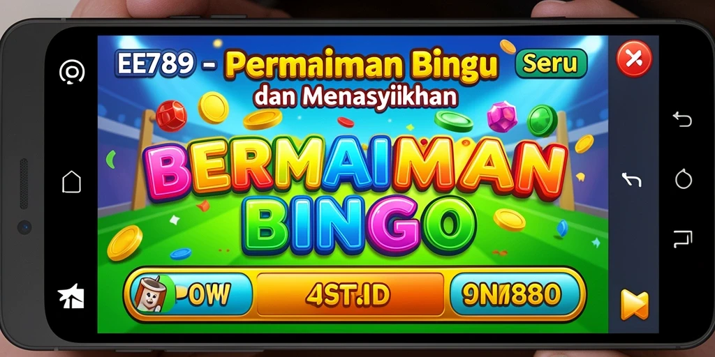 Tampilan gameplay Bingo yang mengasyikkan dan interaktif.