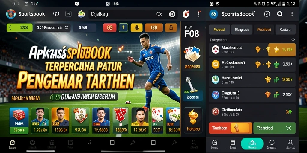 Tangkapan layar gameplay F08 yang menarik dalam taruhan olahraga.