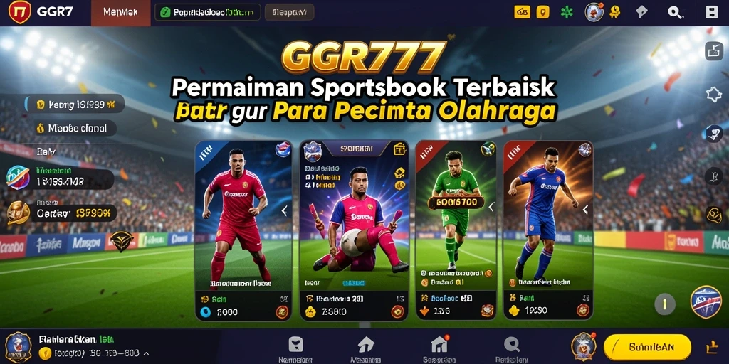 Screenshot GGR777 menampilkan gameplay taruhan olahraga yang dinamis.