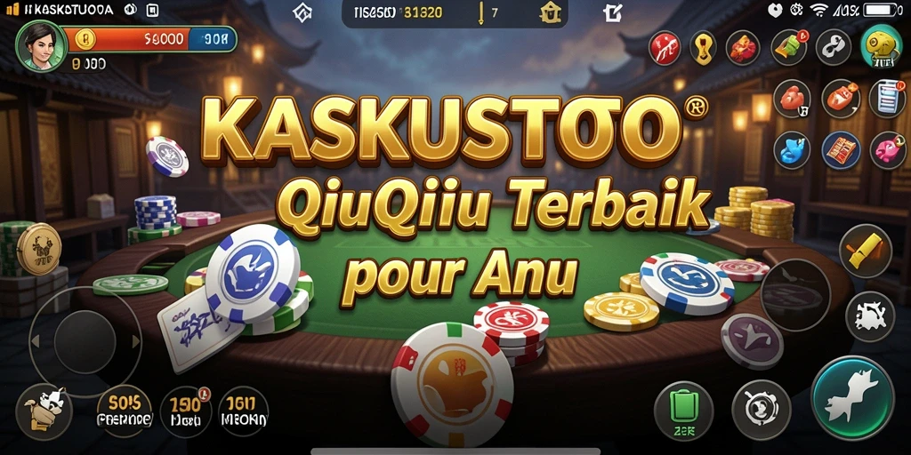 Tampilan gameplay seru KASKUSTOTO saat bermain QiuQiu.