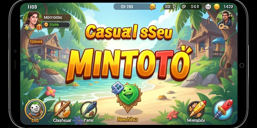 Tampilan gameplay MINTOTO yang penuh warna dan menarik.