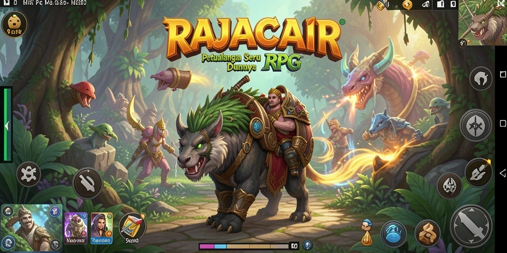 Tampilan gameplay seru dalam dunia RPG <strong>RAJACAIR</strong> yang penuh petualangan.