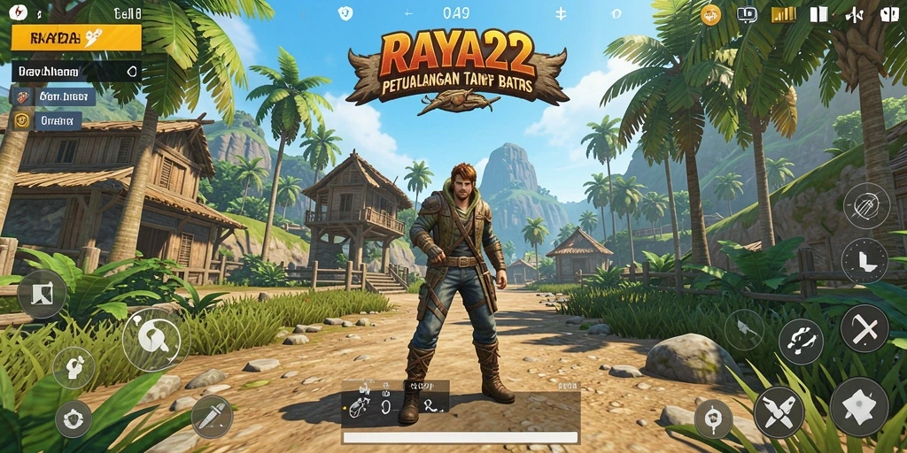 Tampilan menakjubkan dari gameplay RAYA22 dalam dunia Open World.
