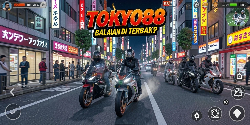 Gameplay menegangkan di jalanan Tokyo dalam TOKYO88.