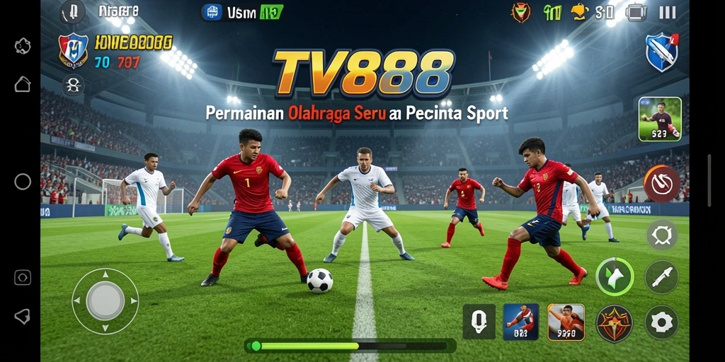 Tampilan gameplay TV888 yang menarik dengan berbagai olahraga seru.
